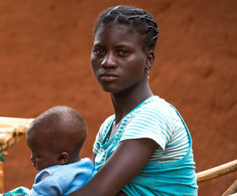 femme et enfant
