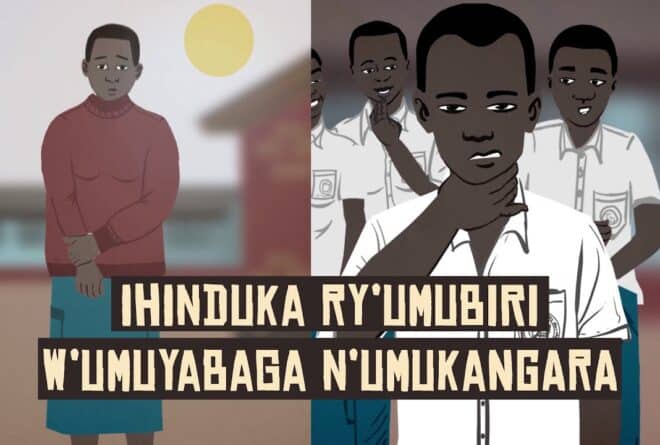 Ihinduka ry’umubiri w’umuyabaga n’umukangara : ko ibibazo ari vyinshi inyishu zoba izihe ?