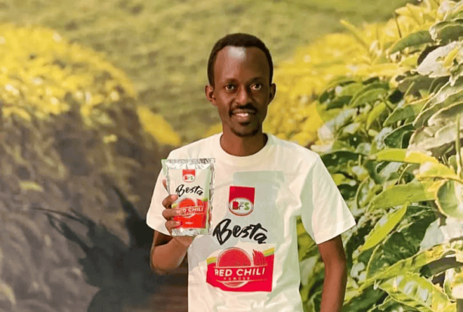 Eloge Niyomwungere, un messager de l’agro-entrepreneuriat par le biais du piment